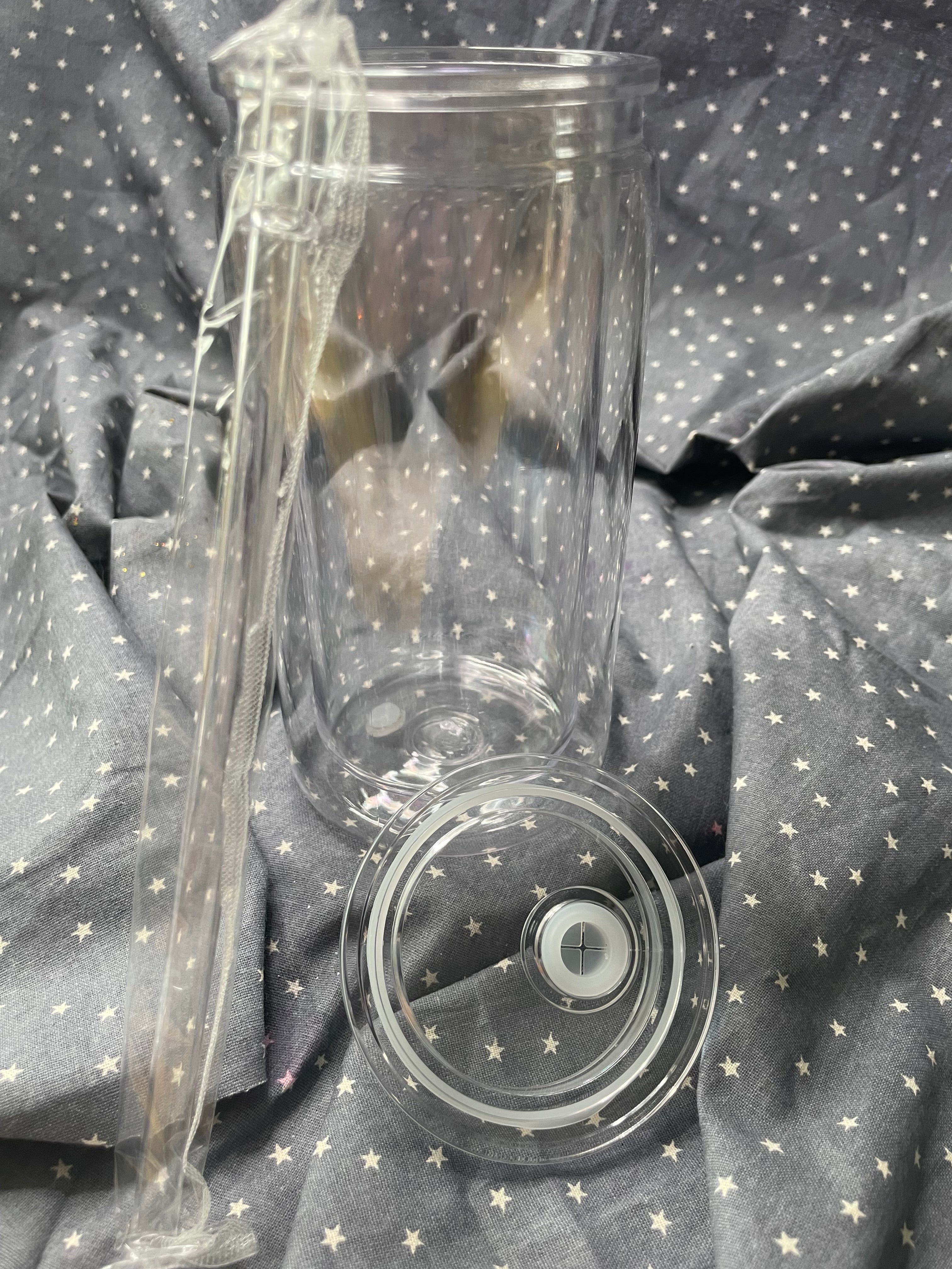 Custom 16oz Glitter Snow Globe Tumbler – Personalized Drinkware