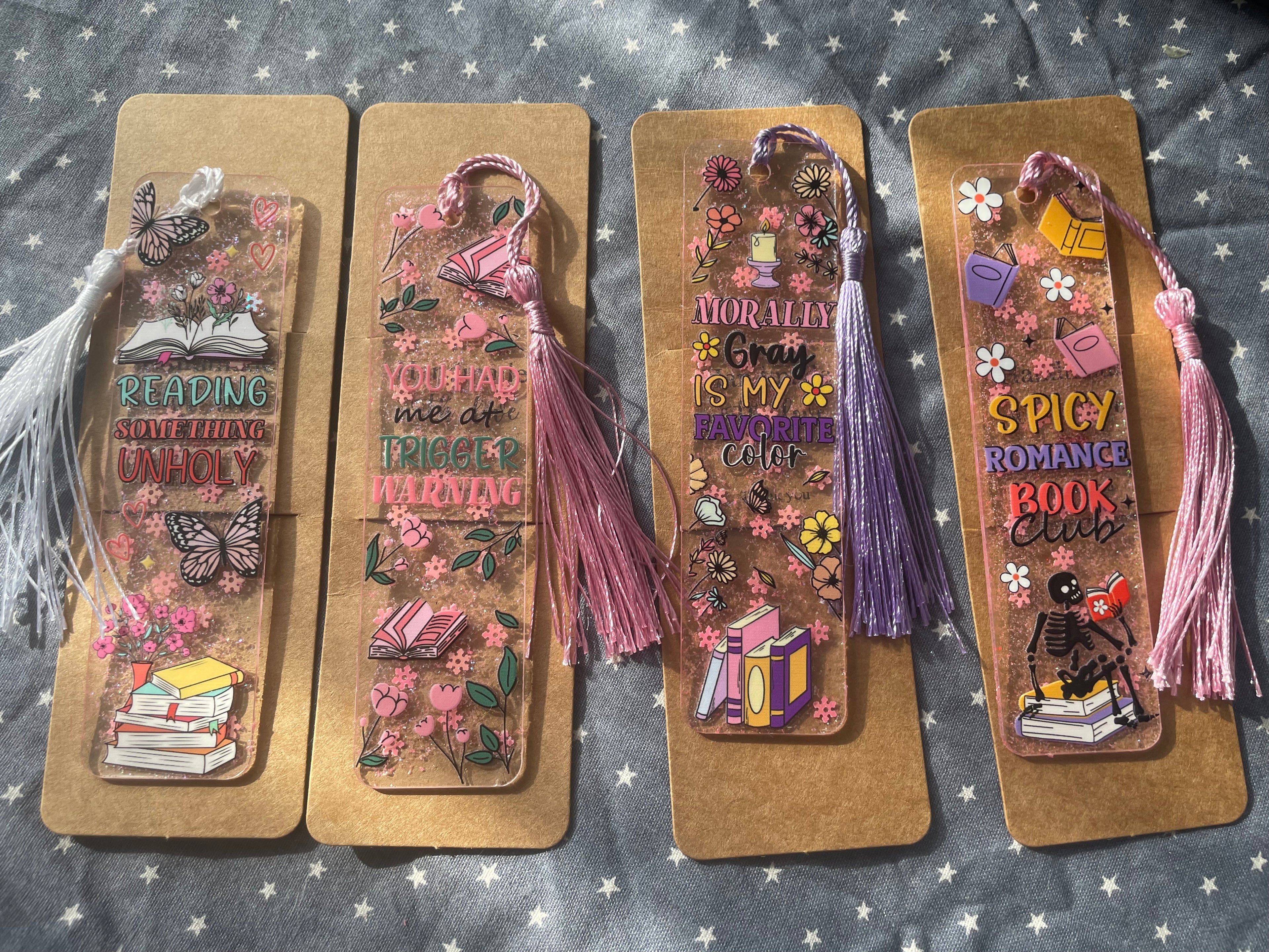 ✨ Handcrafted  Bookmarks – Unique Designs! ✨