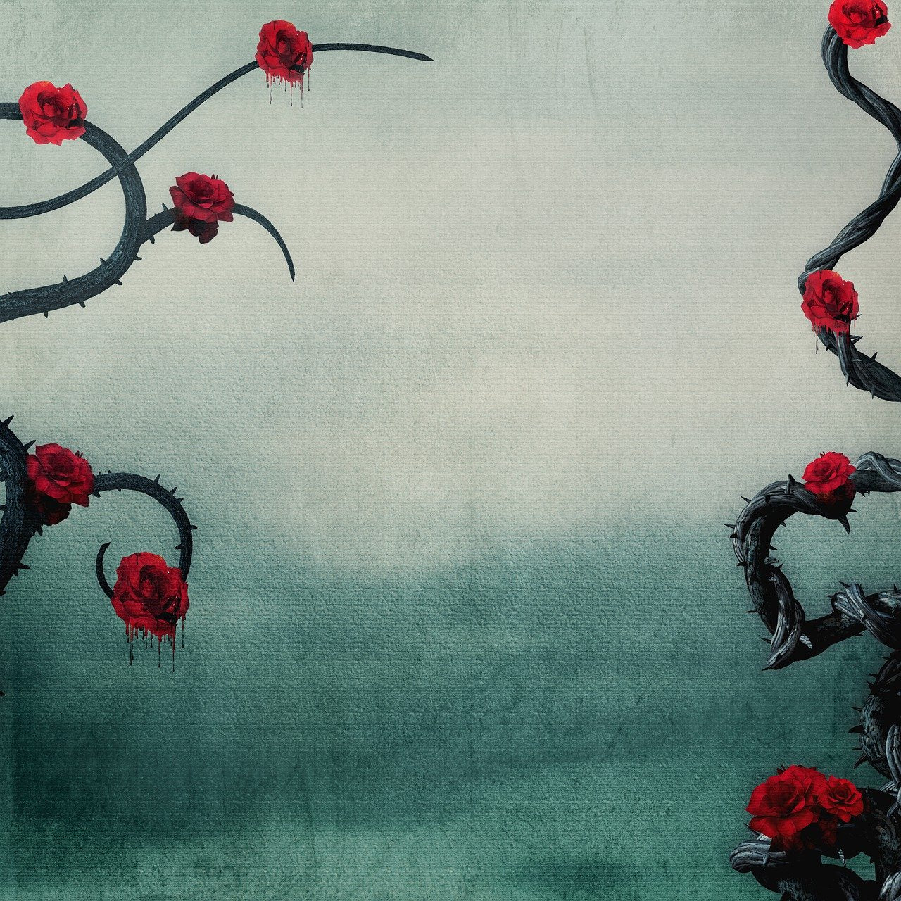 Blood and Petals – Gothic Rose Design